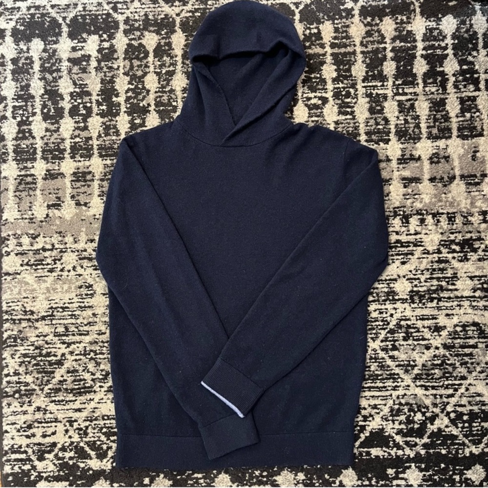 Greyson Maltese/Navy Koko Cashmere Hoodie